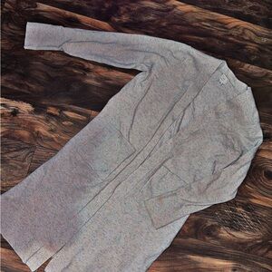 Gray Long Sleeve Cardigan